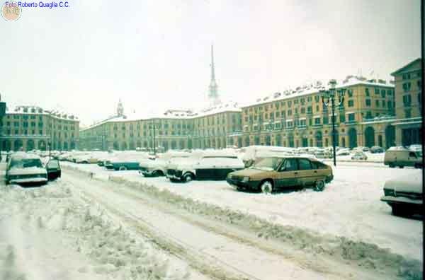 Piazza Vittorio inverno